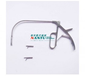 Indirect Laryngeal Forceps wtih three heads ENT instruments laryngoscopy Instruments